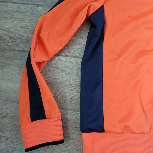 Denver Broncos NFL Sparkle Type Orange Track Jacket Full Zip Womens Small - Picture 12 of 16